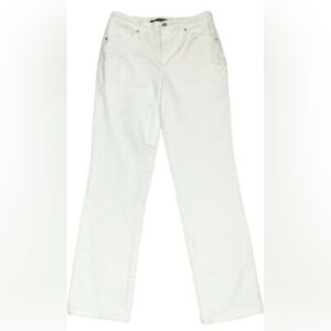 Gloria Vanderbilt Amanda White Straight-Leg Jeans